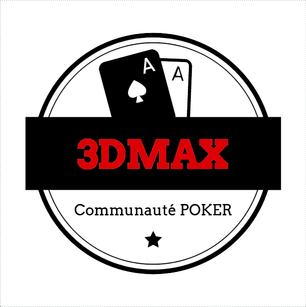 2020 logo 3dmax communaute poker red white